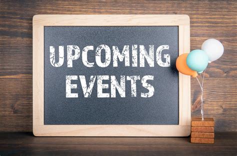 Upcoming Events 